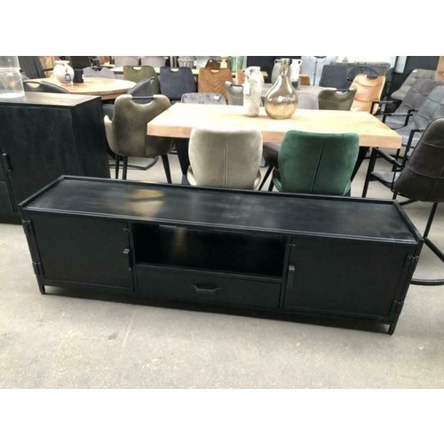 TV meubel metaal zwart 180 TV meubel metaal zwart 180