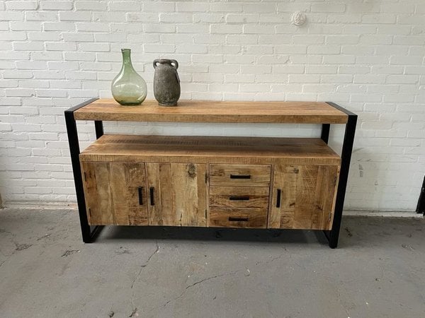 Dressoir New York 170 cm mangohout - leverbaar medio januari 2026