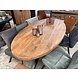 Ovale eettafel moreno 160 t/m 240 cm mangohout