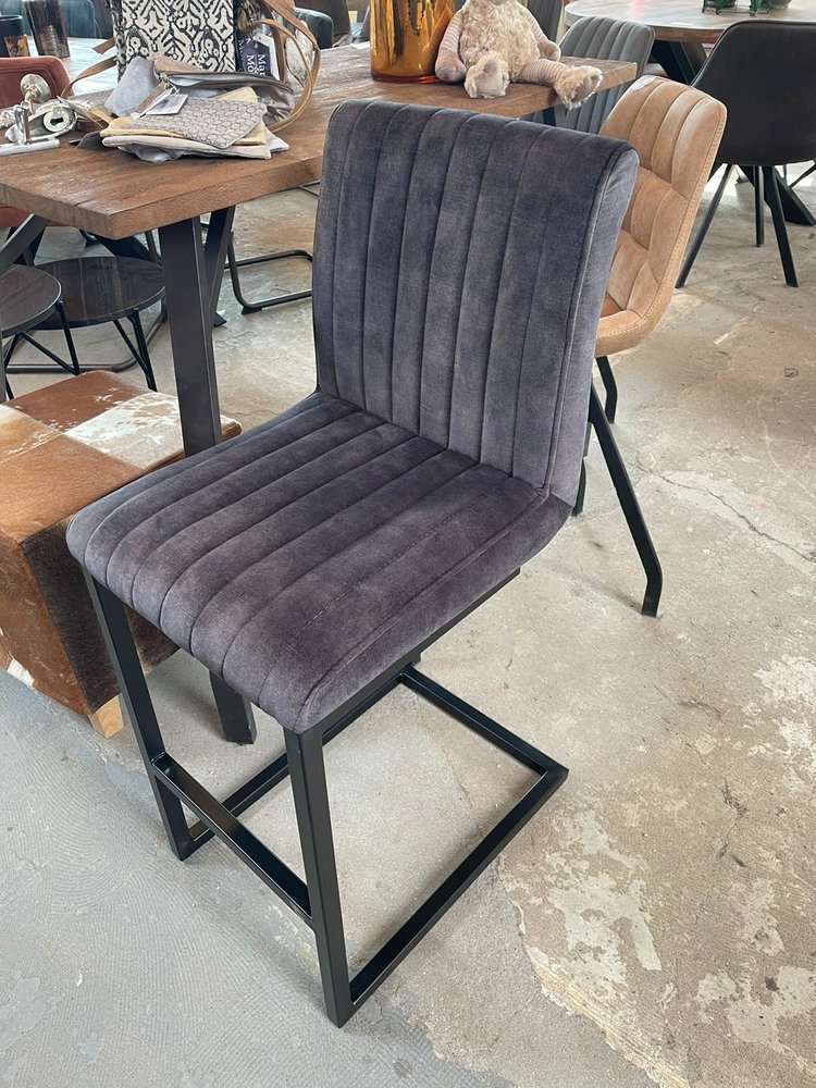 Barstoel LAB43 - 4 kleuren velours