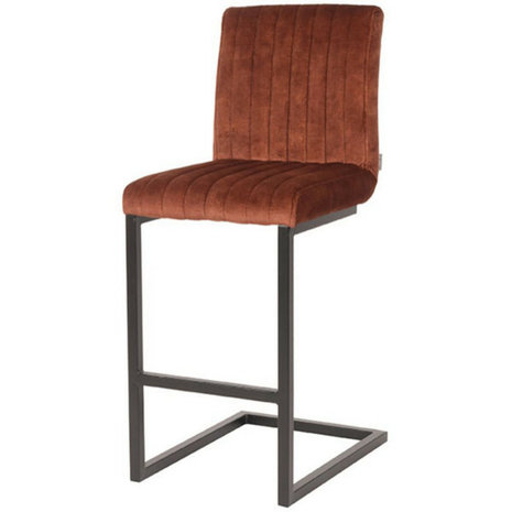 Barstoel LAB43 - 4 kleuren velours