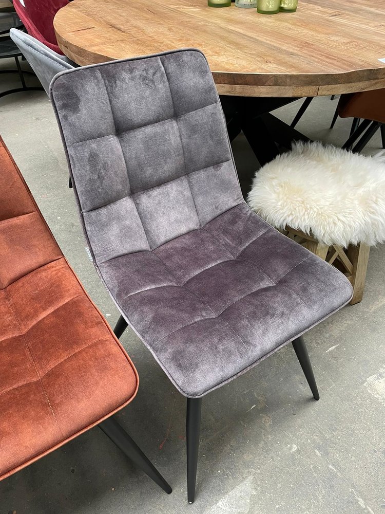 Eetstoel Jelt - 2 kleuren velours