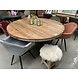 Livingfurn Ronde eettafel 130 cm Sturdy Brix Livingfurn Ronde eettafel 130 cm Sturdy Brix