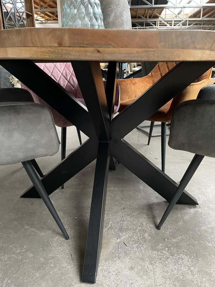 Ronde eettafel rustiek 120 Ronde eettafel rustiek 120