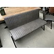 WK Home Eetkamerbank antraciet 145cm WK Home Eetkamerbank antraciet 145cm
