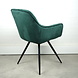 Stoel Nora - velvet groen Stoel Nora - velvet groen