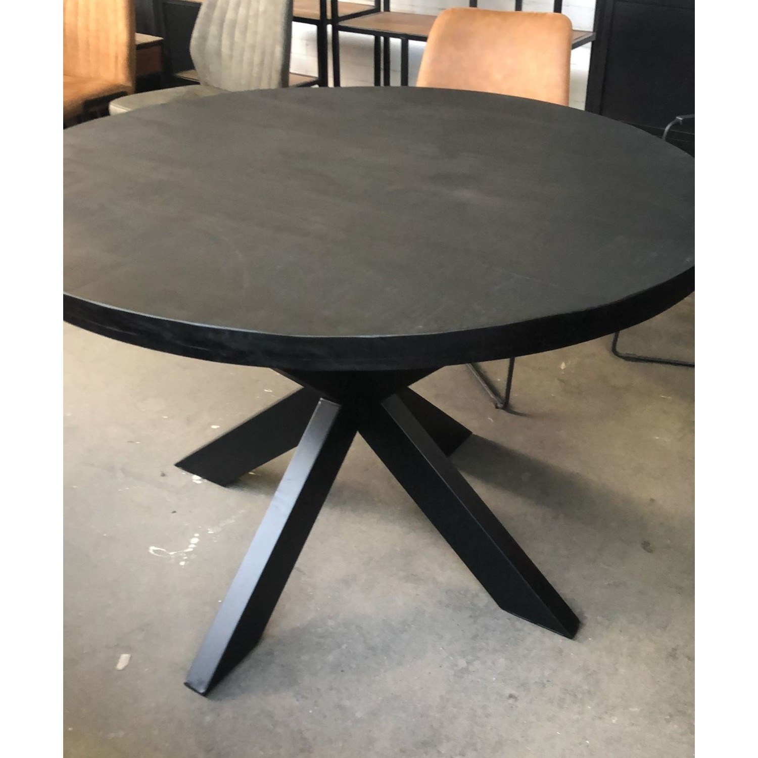 probleem Buitenland Hopelijk Ronde eettafel mango zwart - 399 euro - Sale - WK Home - WK Home