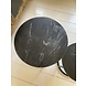 Salontafel zwart marmer set van 2 Salontafel zwart marmer set van 2