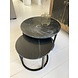 Salontafel zwart marmer set van 2 Salontafel zwart marmer set van 2