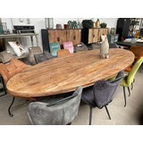 Tafel ovaal mango 300cm
