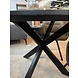 Eettafel rond swiss edge zwart Eettafel rond swiss edge zwart