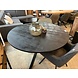 Eettafel rond swiss edge zwart Eettafel rond swiss edge zwart