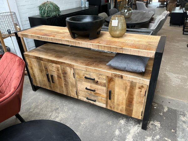 Dressoir New York 170 cm mangohout - leverbaar medio januari 2026