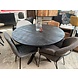 Eettafel rond swiss edge zwart Eettafel rond swiss edge zwart