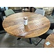 Nieuwe ronde eettafel Denia mangohout matrix Nieuwe ronde eettafel Denia mangohout matrix