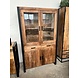 Kast New York / Britt - deur glas mangohout Kast New York / Britt - deur glas mangohout