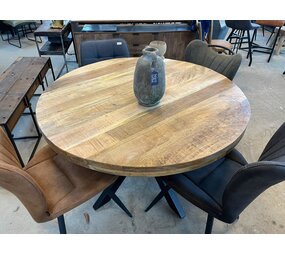 Ronde eettafel 130 mangohout Vigo Ronde eettafel 130 mangohout Vigo