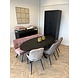 Eettafel ovaal zwart mangohout Preto - 4 afmetingen Eettafel ovaal zwart mangohout Preto - 4 afmetingen