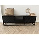 TV Meubel visgraat zwart 165 cm TV Meubel visgraat zwart 165 cm