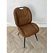 Stoel Shelton - 3 kleuren: cognac, groen en antraciet Stoel Shelton - 3 kleuren: cognac, groen en antraciet