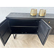 Dressoir Preto 3 lades / 3 deuren mangohout zwart