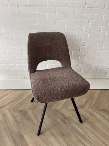 Eetstoel hk - teddy light grey Eetstoel hk - teddy light grey