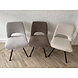 Eetstoel hk - teddy light grey Eetstoel hk - teddy light grey