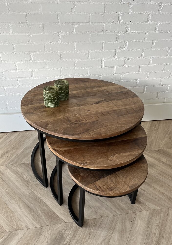 Salontafel set van 3 XL - moreno