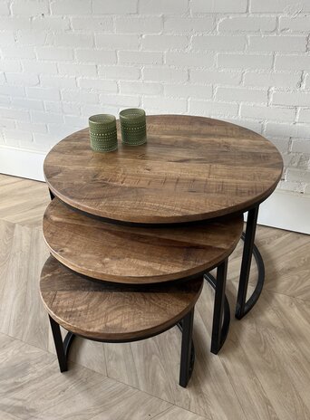 Salontafel set van 3 XL - moreno