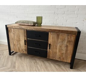 Dressoir Bas 160 cm mangohout Dressoir Bas 160 cm mangohout