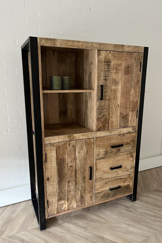 Kast Britt/ New York - open vak mangohout