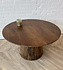 Salontafel rond mangohout moreno - houten poot