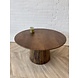 Salontafel rond mangohout moreno - houten poot - Leverbaar begin mei Salontafel rond mangohout moreno - houten poot - Leverbaar begin mei