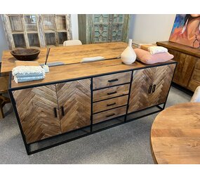 Dressoir visgraat 210 mangohout Remi Dressoir visgraat 210 mangohout Remi