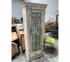 Kast louvre - oud hout Kast louvre - oud hout