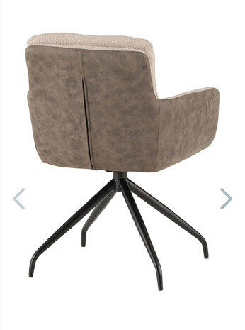 Le Chair Eetkamerstoel Senn - 2 kleuren - draaibaar Le Chair Eetkamerstoel Senn - 2 kleuren - draaibaar