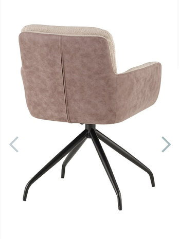 Le Chair Eetkamerstoel Senn - 2 kleuren - draaibaar Le Chair Eetkamerstoel Senn - 2 kleuren - draaibaar