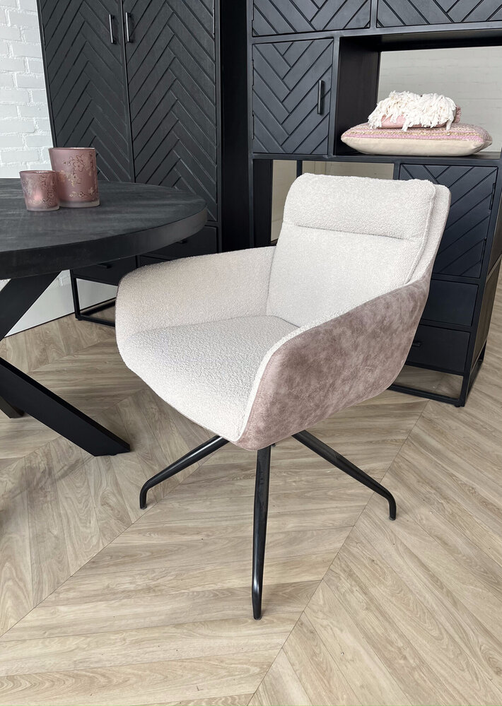 Le Chair Eetkamerstoel Senn - 2 kleuren - draaibaar Le Chair Eetkamerstoel Senn - 2 kleuren - draaibaar