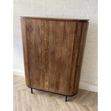 Kast Pedrera mangohout ribbel - Retro Kast Pedrera mangohout ribbel - Retro