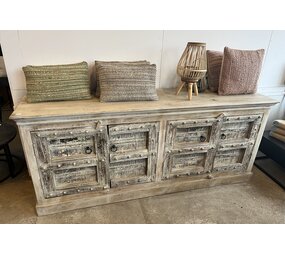 Dressoir India - 4 deuren oud hout Dressoir India - 4 deuren oud hout