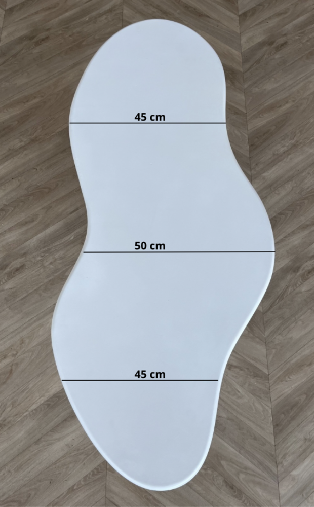 Salontafel organisch wit