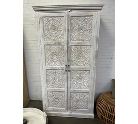 Dichte kast Hout White Ibiza Dichte kast Hout White Ibiza