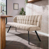 Eetkamerbank boucle teddy stof - 2 kleuren