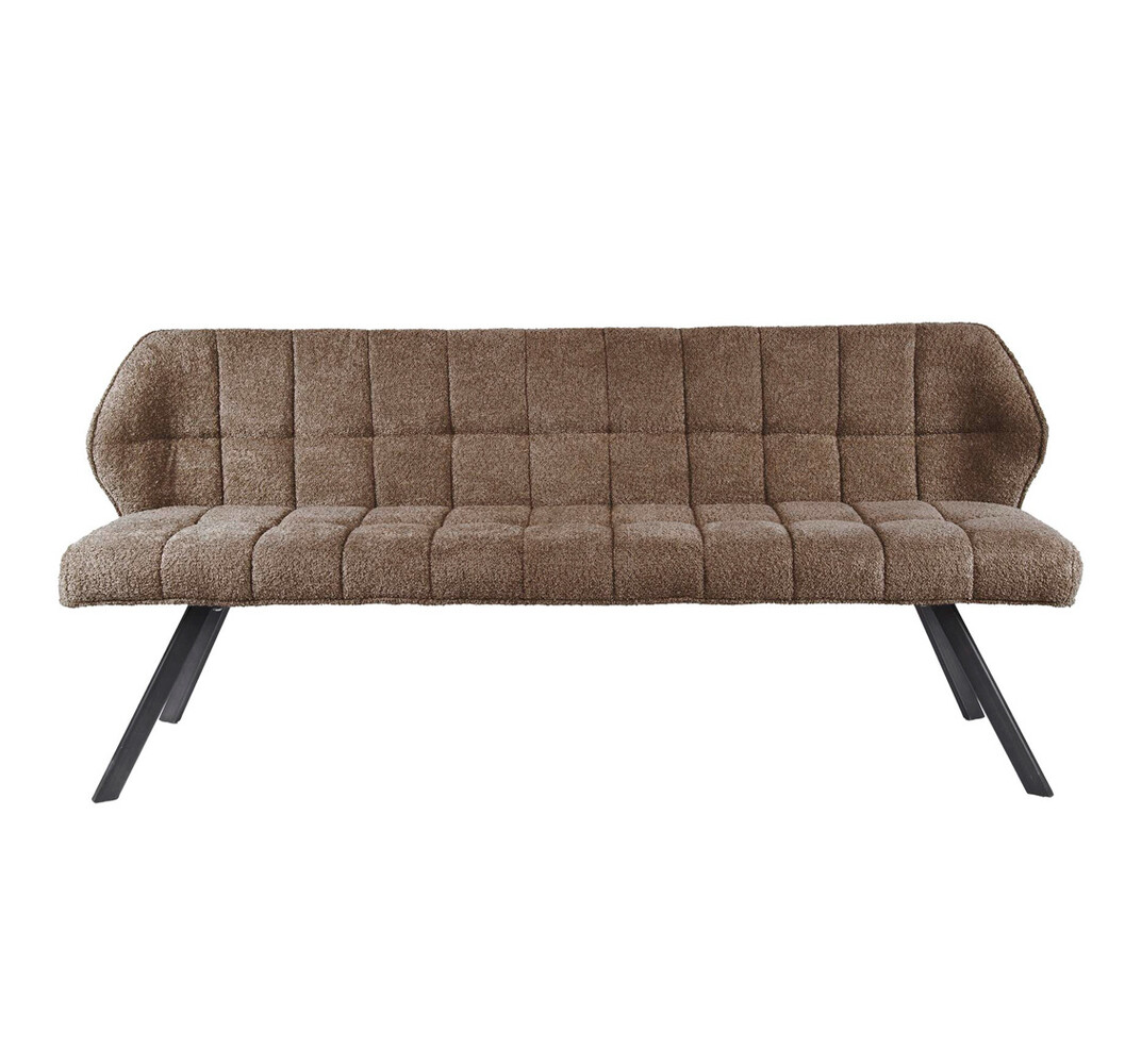 Eetkamerbank boucle  teddy stof - 2 kleuren Eetkamerbank boucle  teddy stof - 2 kleuren