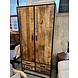Kast Dallas mangohout Naturel metaal zwart Kast Dallas mangohout Naturel metaal zwart