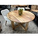 Ronde eettafel 120 cm mangohout massief Ronde eettafel 120 cm mangohout massief