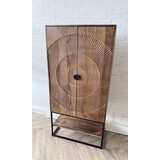 Kast Altea carved mangohout  - bruin of zwart Kast Altea carved mangohout  - bruin of zwart