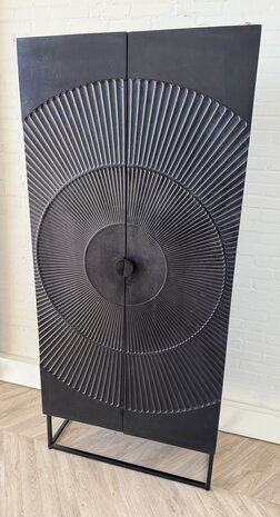 Kast Altea carved - mangohout bruin of zwart