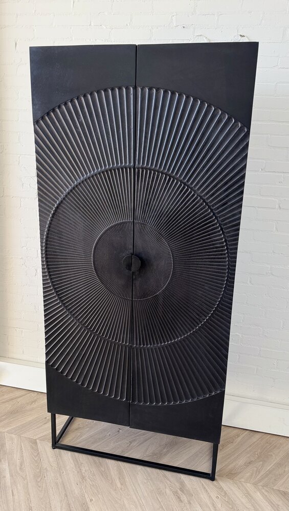 Kast Altea carved - mangohout bruin of zwart