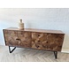Dressoir Calpe mangohout visgraat 175 en 200 cm Dressoir Calpe mangohout visgraat 175 en 200 cm